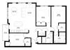 Grand Central Flats_3 Bedroom Floor Plan